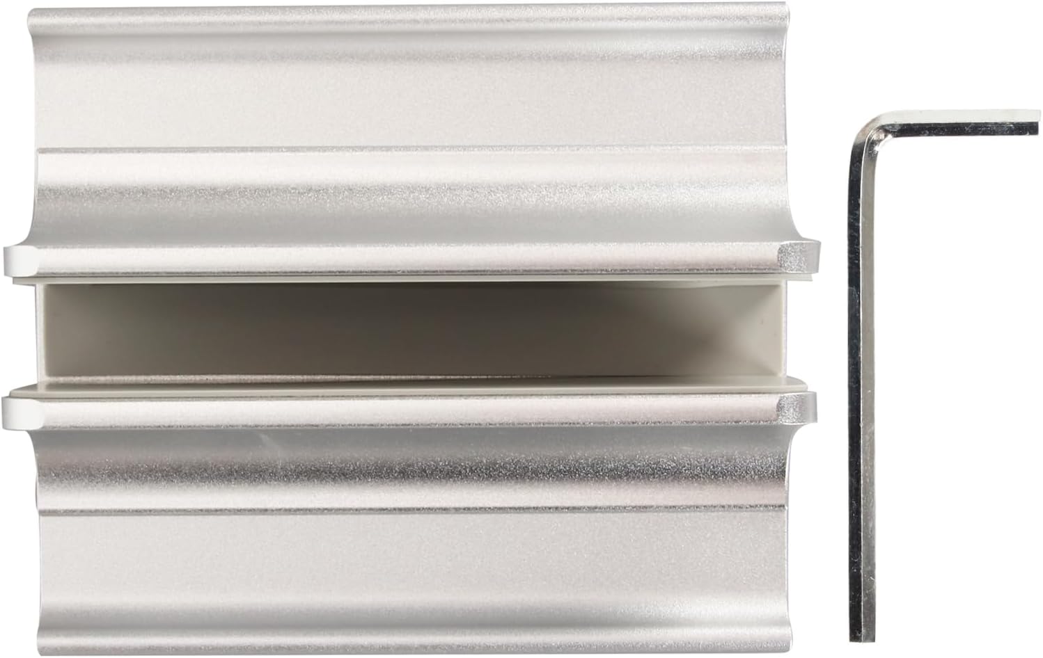 ASHATA Desktop Stand Holder with Dock, Vertical Laptop Stand, 3 in 1 Aluminium Alloy Size Space Saving Laptop Holder for Maximum 17.3in Laptop (Silver)