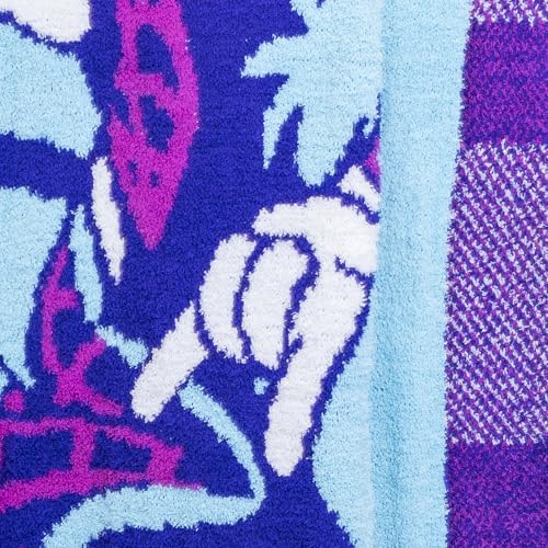 Image of Jay Franco Marvel Spidey & His Amazing Friends Ghost Spider Feather Knit Fluffy Throw Blanket - Gwen Stacy Fuzzy Blanket Measures 50 x 60 inch, Super Soft Lightweight Bedding