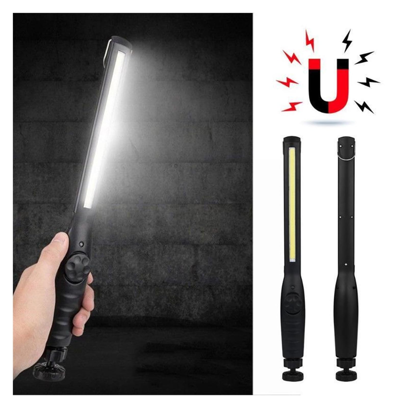 Hands-Free Magnetic Inspection Light,Portable LED for Tight Spaces, Perfect for Car Repairs,Home Emergencies