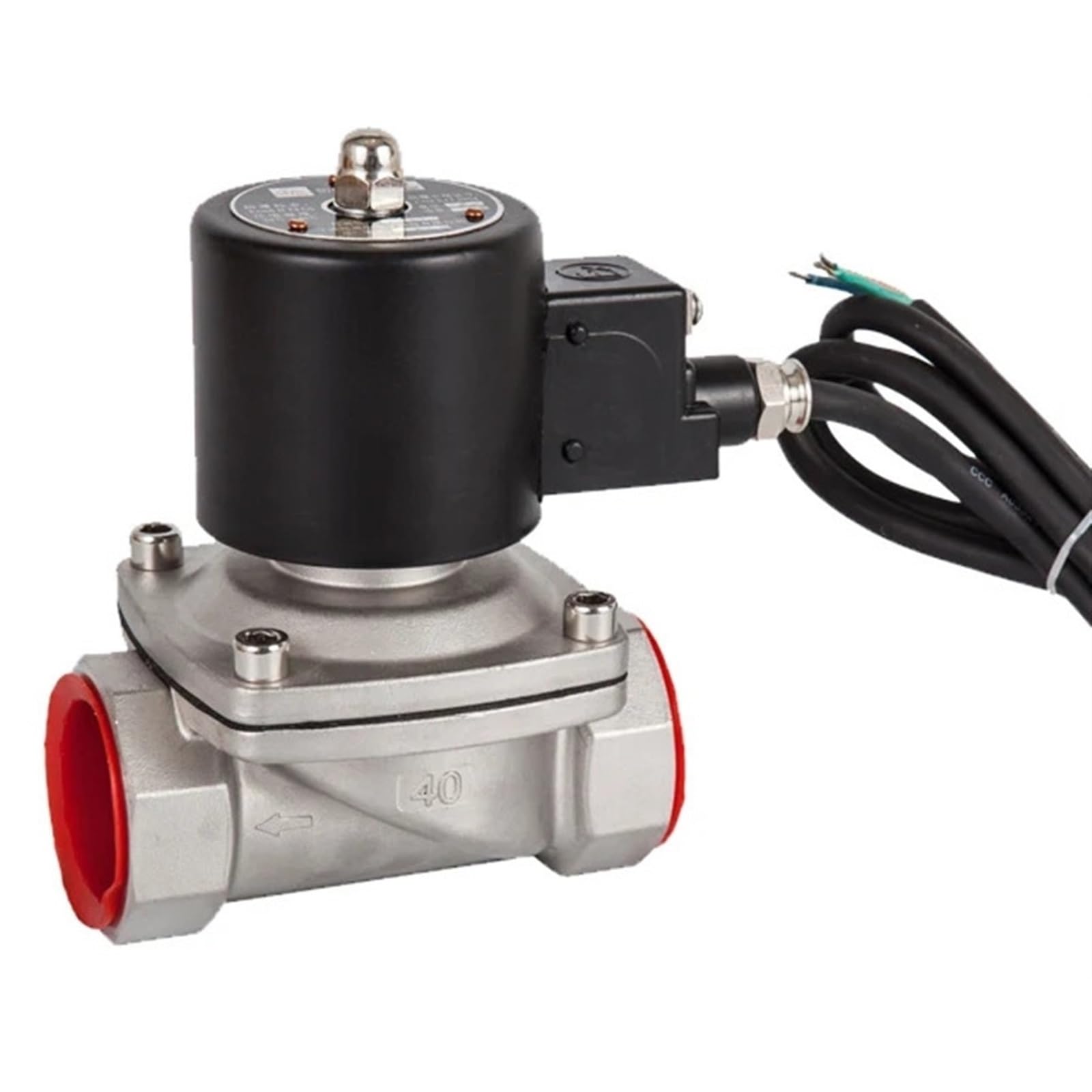 Électrovanne antidéflagrante en acier inoxydable 2 pouces AC 220V