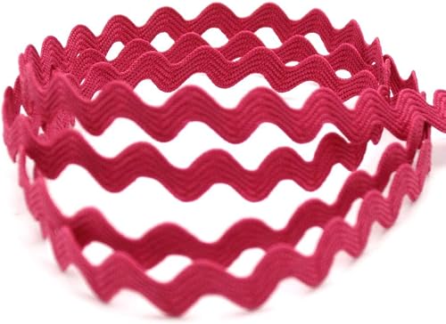 Stephanoise Zackenlitze, 13mm, zick Zack, Borte, nähen, Meterware, 1meter (pink)