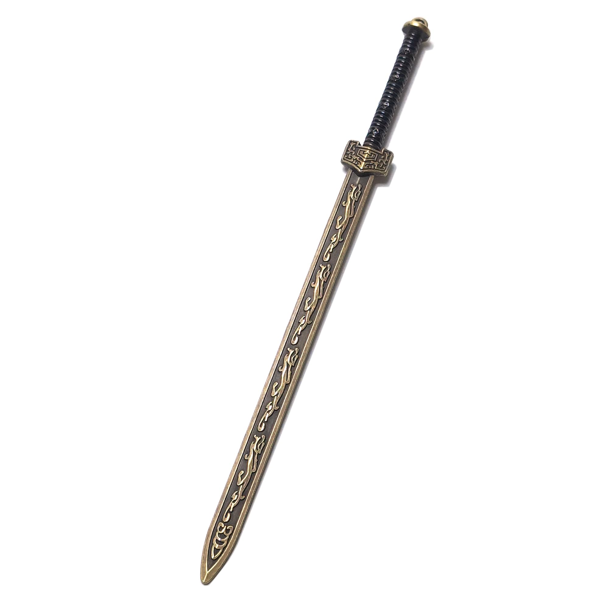 Brieföffner mit Schutzhülle und Ständer für tägliche Post und Schreibtisch, 20,3 cm, Bronze/Schwarz