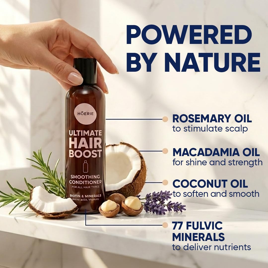 Après-shampoing Moerie pousse rapide – Anti chute femme – Sans parabènes ni silicones – Vegan – Repousse naturelle – Plus de volume et longueur – Pour tous types – 250 ml x2