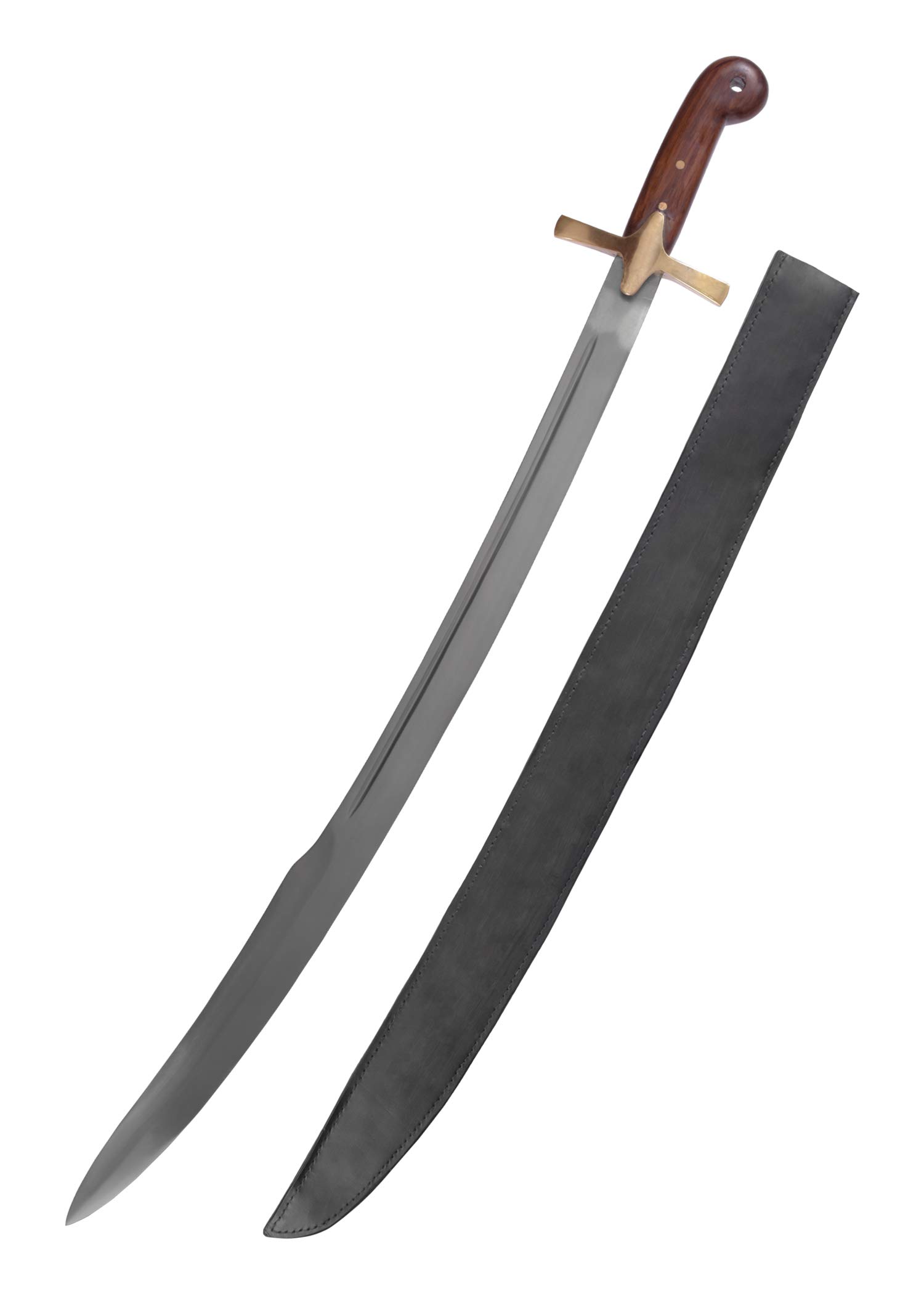 Battle-Merchant - Türkischer Scimitar mit Scheide - Säbel - Dekorative Schwert Replik - Ab 18