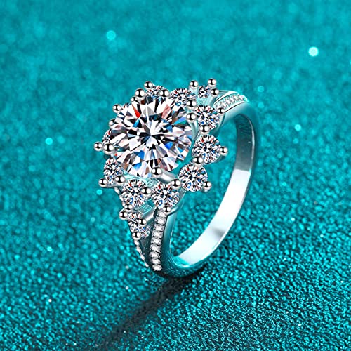 Bague moissanite argent véritable : le choix du luxe accessible sans compromis - 3