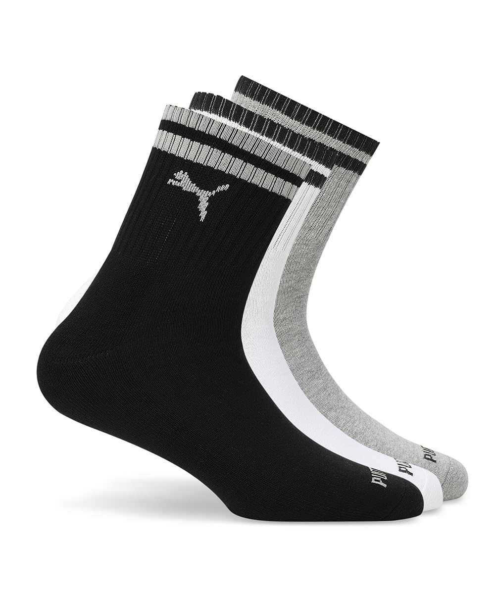 puma Unisex-Adult ANKLE LENGTH SMU SOCK 3P, Smokey Gray-White-Black, 39/42 (68680201)-picture-29
