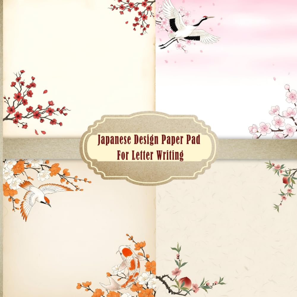 Japanese Design Letter Writing Paper Pad