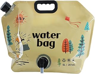 Bolsa de agua para senderismo, contenedor de agua de gran capacidad para camping, resistente al desgaste, equipo de hidratación de grado alimenticio para hombres, camping, viajes, senderismo