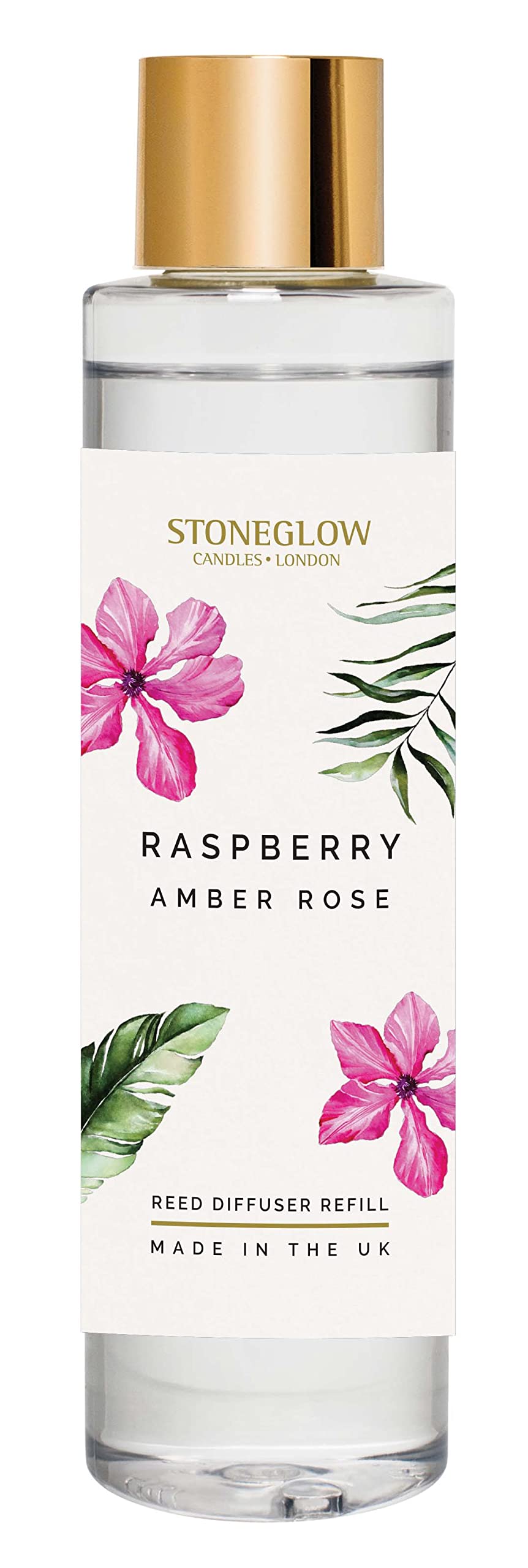 Stoneglow Candles London Rose Urban Botanics - Ceramic - Raspberry | Amber - Reed Diffuser Refill
