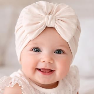 Trubliz Baby Girl Turban Hat Pack of1, Random design & color. Soft & Stylish Cotton Winter, Summer Cap | Adjustable, styli... Price In India