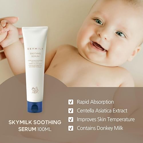 Miniatura 2 de Centella Suero calmante con burro Millk  3.4 fl oz 3.38 onzas  Enfriamiento  Hidratante  Antiinflamatorio  Hipoalergénico  Ideal para pieles