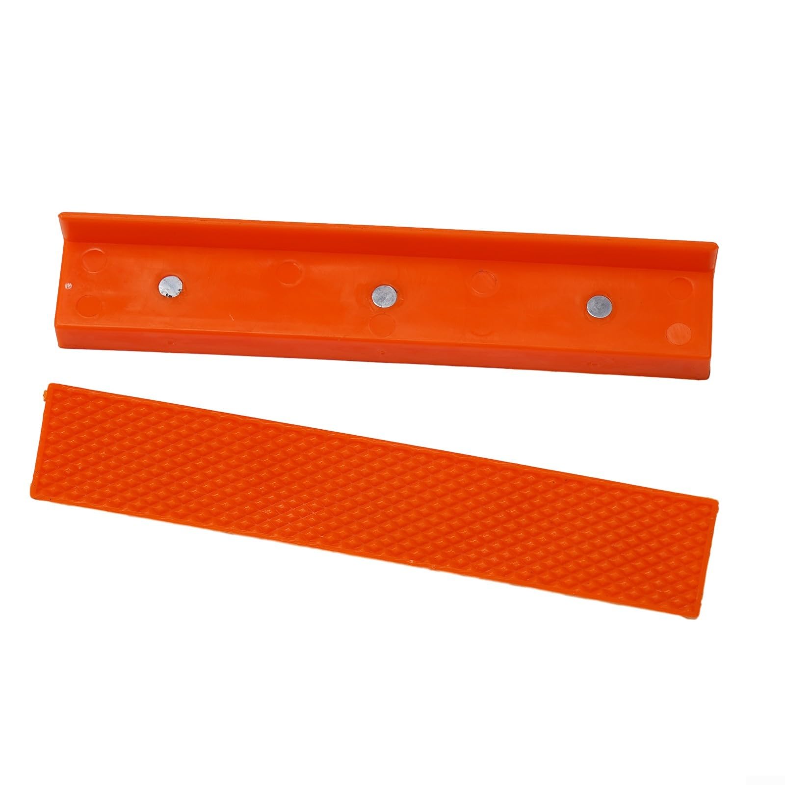 Drhomeam 1 Pair Vise Jaw Pads 4" 5" 6" Magnetic Vice Jaw Covers Protectors with Multi-Groove Design Soft Jaws for Bench Vise Jaw Covers for Woodworking Plumbing(6inch)