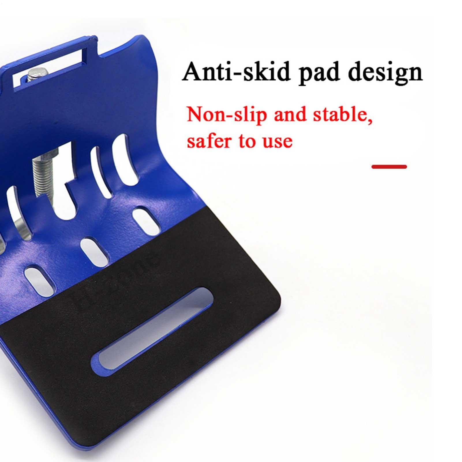 Support de débosselage de véhicule - Support arrière en tôle de carrosserie monté sur n - Outil pratique pour débosseler les tôles - Support de pneu pour le réglage en métal du vantail latéral de la