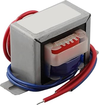 Zilimontt Power Transformer,10W EI48 Power Transformer Input 220V Output 12V-0-12V 24V-0-24V 12V 24V,High Pressure and Temperature ResistanceSingle output 12V