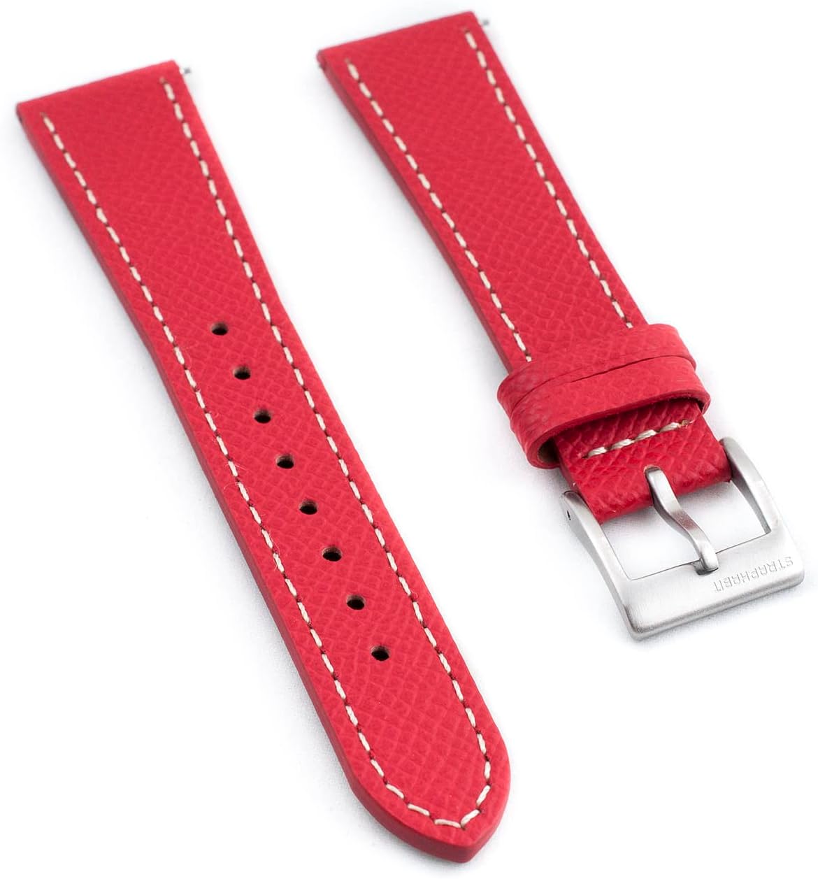 StrapHabit Leather Watch Strap - Quick Release Watch Band Replacement - Epsom Leather Watch Band for Men and Women 19mm 20mm 21mm 22mm