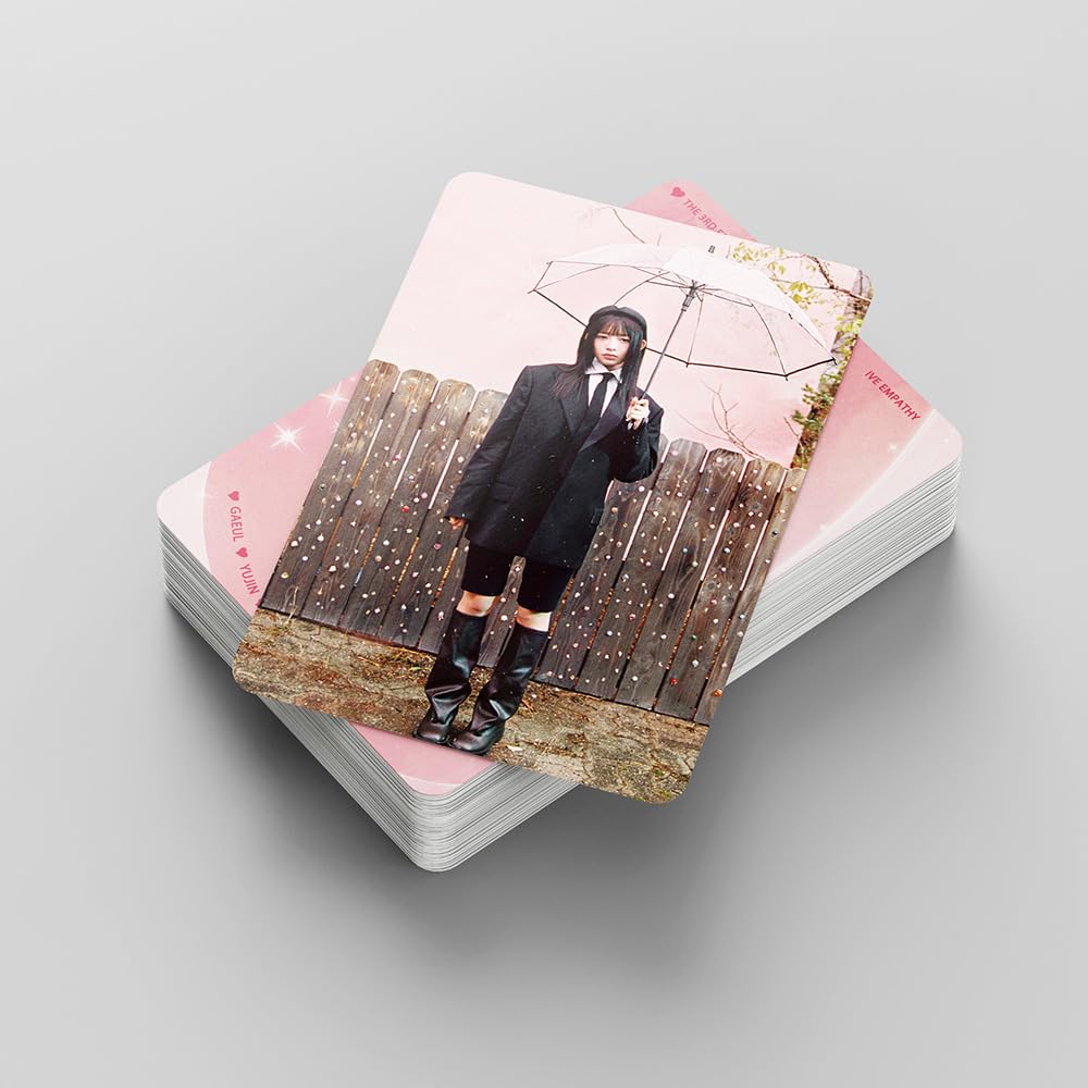 IVE Photocards, 55 sztuk kartek ze zdjęciami IVE, nowy album, koreańskie karty ze zdjęciami gwiazd, must-have dla fanów (C)