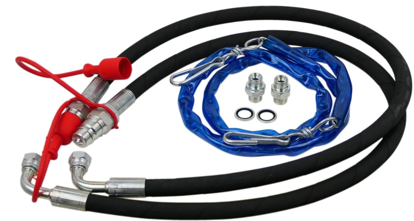 Hydraulischer Oberlenker Kat 2 mit Fanghaken und Kugelauge – 250 mm Hub, verstellbarer Toplink für Traktor Dreipunktaufnahme, robuste Ausführung für landwirtschaftliche Anbaugeräte