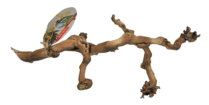 Decoração de madeira de videira jateada para terrário Lucky Reptile DRL-K, tamanho pequeno (zzzz-s), 1 unidade
