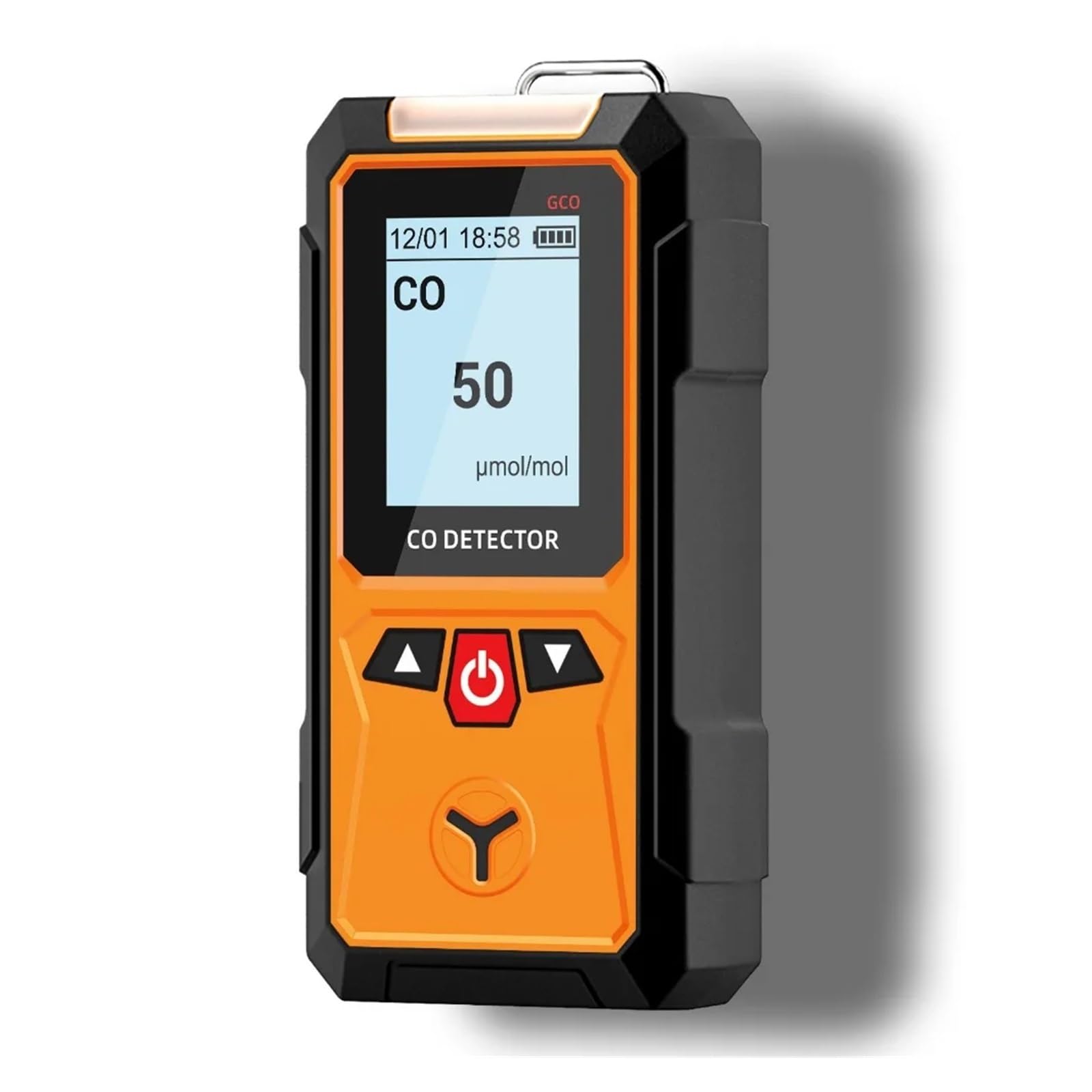 monitor di co2, Rilevatore di monossido carbonio, rilevatore CO ad alta precisione 0-2000 ppm, sensore elettrochimico, allarmi acustici e visivi display LCD per casa, ufficio, auto