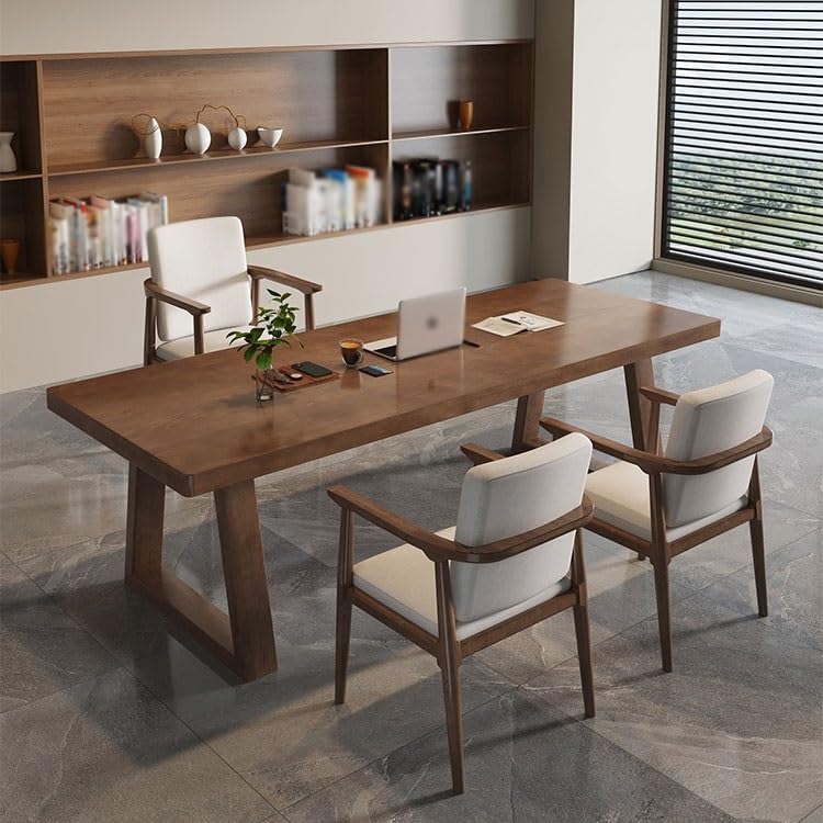Schreibtisch Massivholz-Desktop-Computertisch for Zuhause, Arbeitszimmer, Schreibtisch, Schlafzimmer, einfacher, moderner Firmenbüro-Schreibtisch, Werkbank Büro Desk(B,160 * 80 * 75cm)