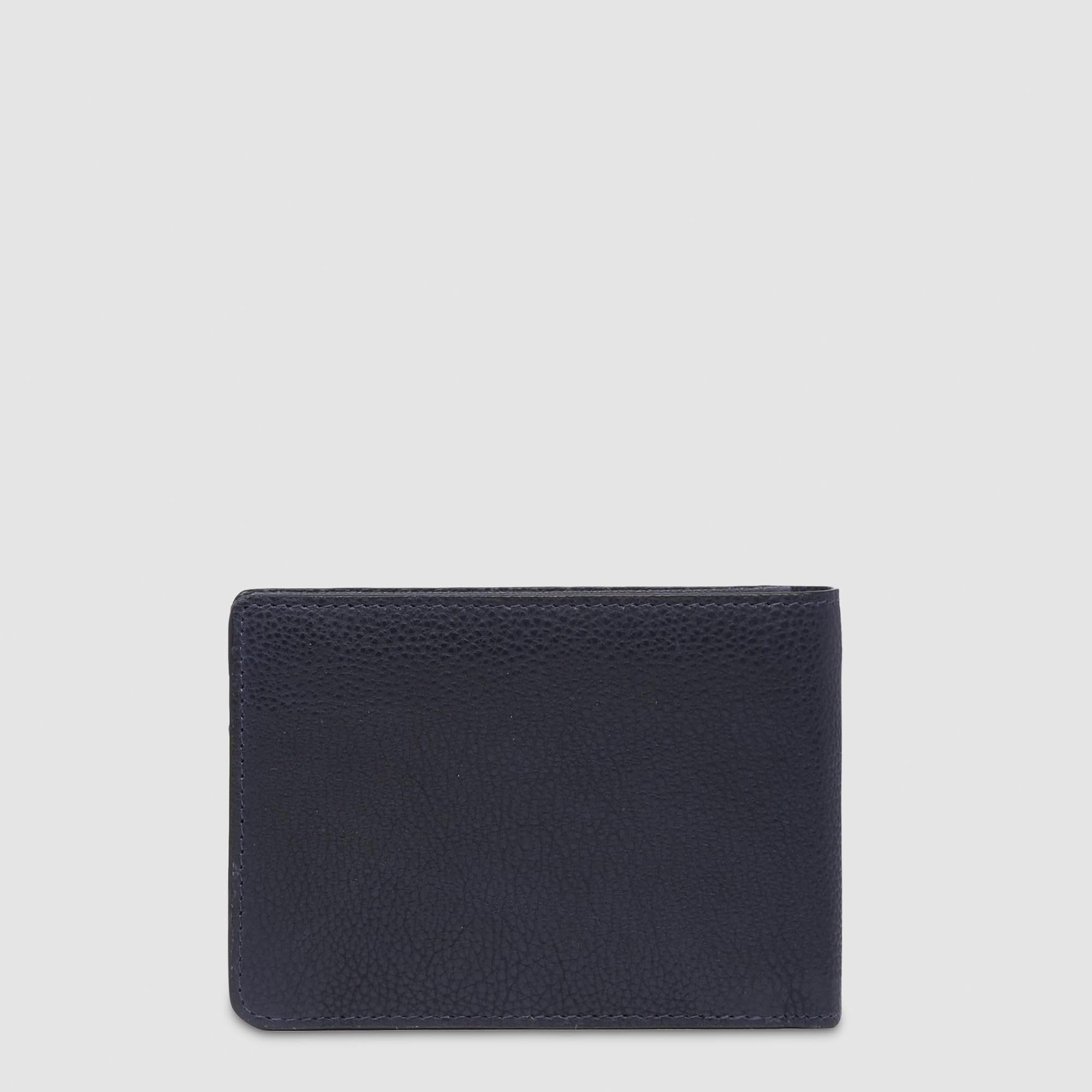 Piquadro Cronus - Portafoglio da uomo Flip Up ID Window RFID blu, blu