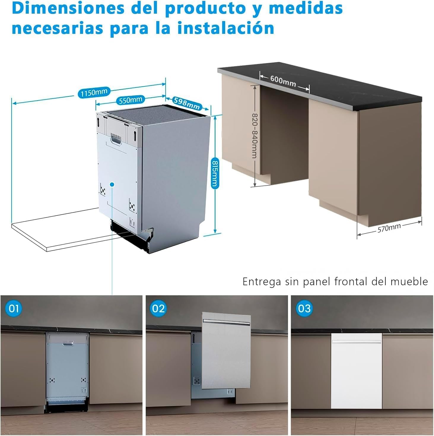 Dishwasher Installation Dimensions