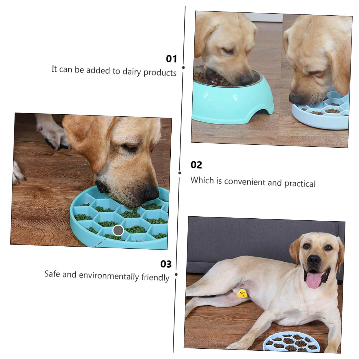 SHINEOFI Anti Erstickungs Hundeschüssel Silikon Slow Feeder Napf rutschfest Für Kleine Hunde Und Katzen Haustierbedarf