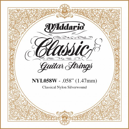 D'Addario __I NYL058W Silver-Plated Copper Classical VOXgO.058 AR[XeBbNM^[ ARM M^[ (sA)