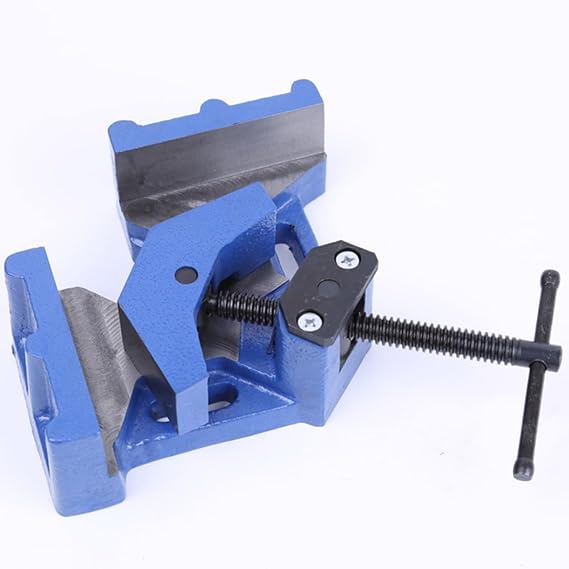 3 Axis Welding Clamps, 90 Degree Cast Iron, Blue, Twin Axes