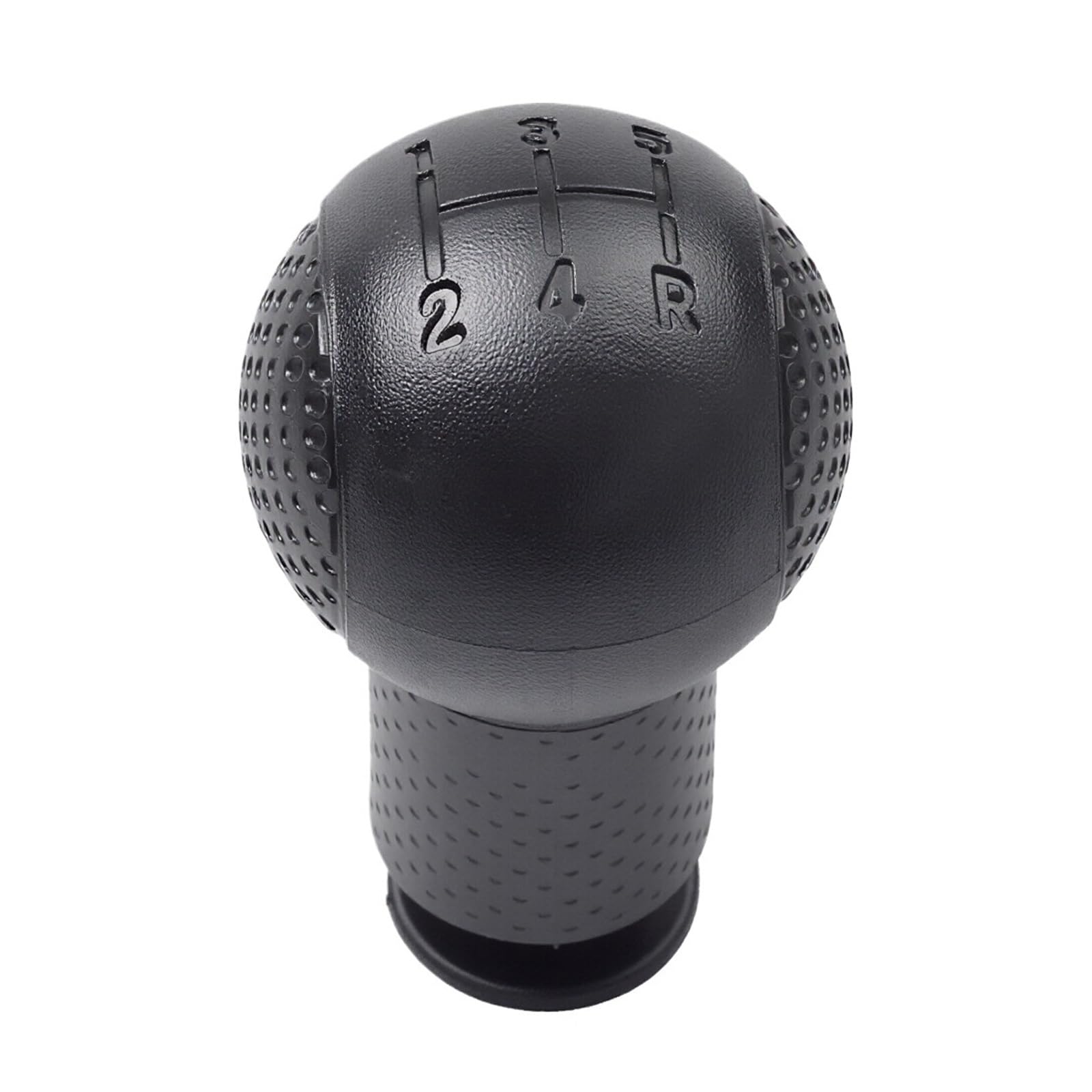 Qmtvfsrh 5 Speed Car Gear Shift Knob For Sail 2009-2015 Manual Gear Shift Knob Gearbox Shifter Cover Black Leather Abs(5 Speed)