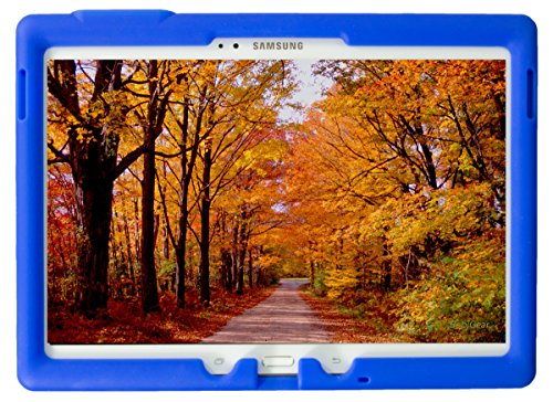 BobjGear - Carcasa resistente para tablet Samsung Galaxy Tab S 10.5 modelos SM-T800 (WiFi), SM-T805, SM-T807 (3G, 4G/LTE y WiFi), funda protectora (Azul)