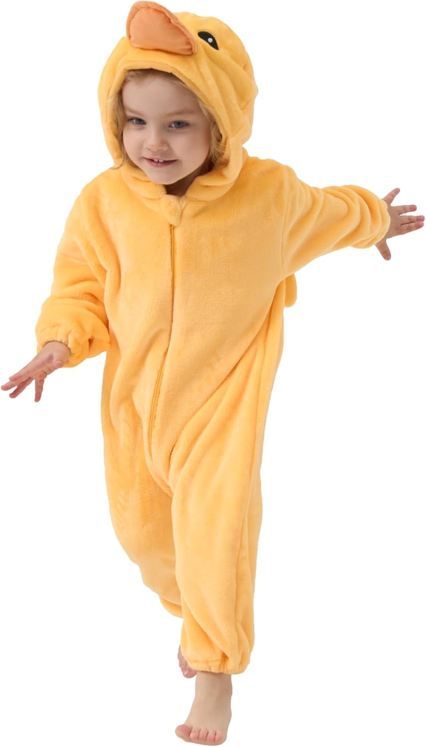 Unisex Baby Animal Onesie Pajamas,Infant Flannel Halloween Cosplay Costume, Toddler Christmas Homewear/Sleepwear - Image 2