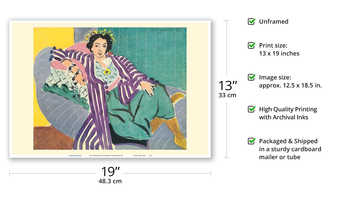 アート・デザイン・音楽 Language of the Robe Amazon.com: Small Odalisque in a Purple Robe - Vintage Art