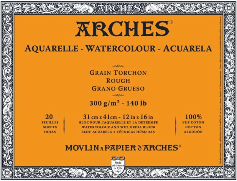 Watercolor Block, Rough 12"X16"