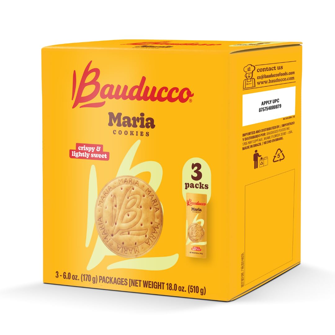 ソニア・マリア・ルーチェ・ポッセンティーニ﻿ Grande o piccolo? Amazon.com: Bauducco Maria Cookies, 18.0 oz (Pack of 3) - Classic