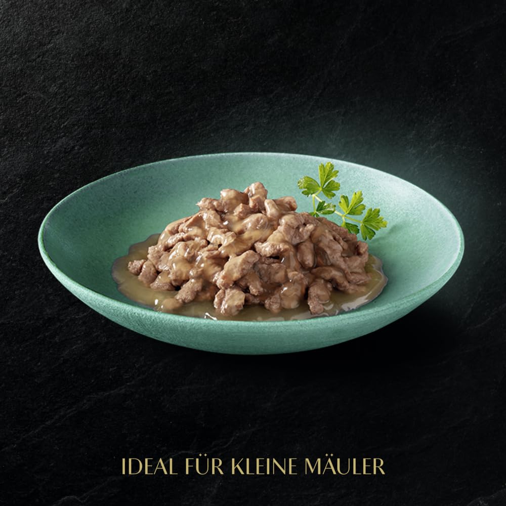 2x40x85g Sheba Katzenfutter Nassfutter Kitten Feine Vielfalt in Sauce Portionsbeutel Lachs Huhn Alleinfuttermittel für heranwachsende Katzen - Tiernahrung