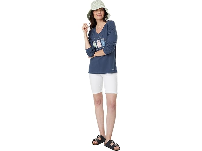 Ready Set Glow Long Sleeve Crusher™ Vee - Image 1