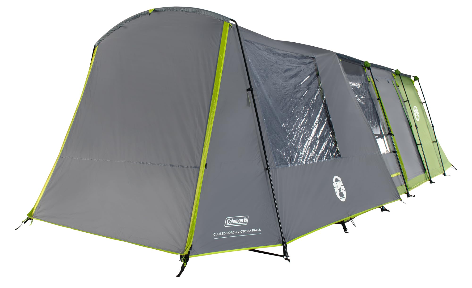 Coleman Porche Cerrado para Tienda de campaña Victoria Falls 4 | Extensión Frontal para Mayor Espacio habitable y de Almacenamiento | Impermeable 3000 mm | Varillas de Acero | Montaje rápido