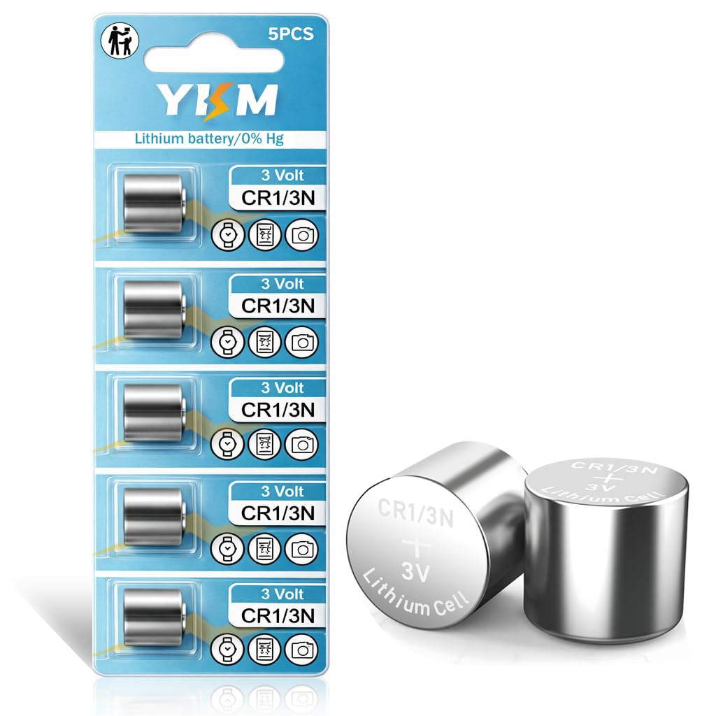 hi-yan⭐︎ Amazon.com: YKM 5 Pack CR1/3N 3V Lithium Batteries CR 1/3N DL1/3N