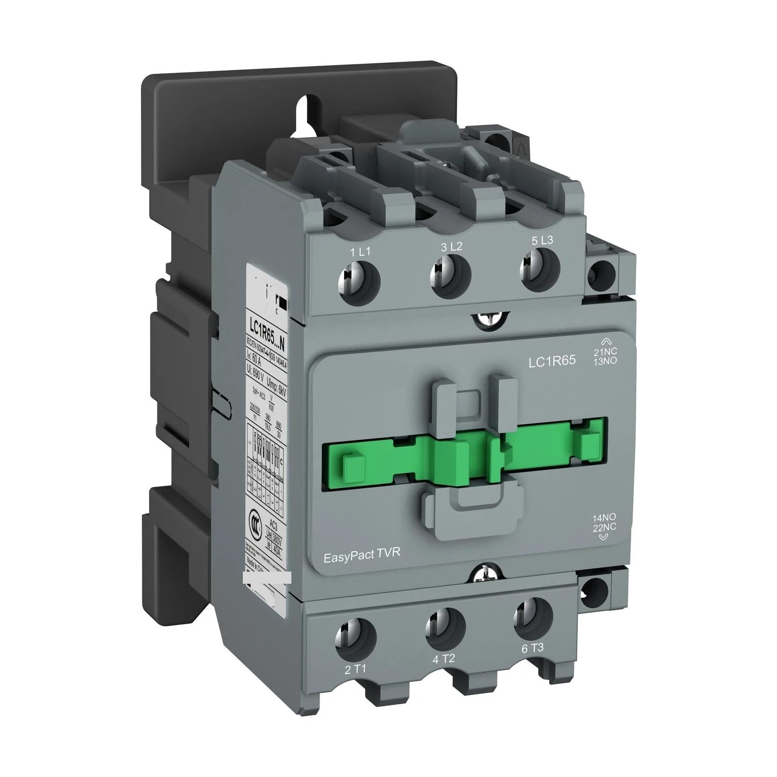 LC1R65Q5N DH3 1NO+1NC 30KW 65A 380VAC 3P contactor