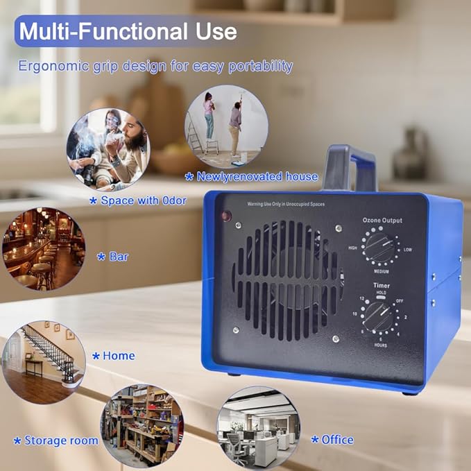 Generador de Ozono Portátil 3500 ft² miniatura 5