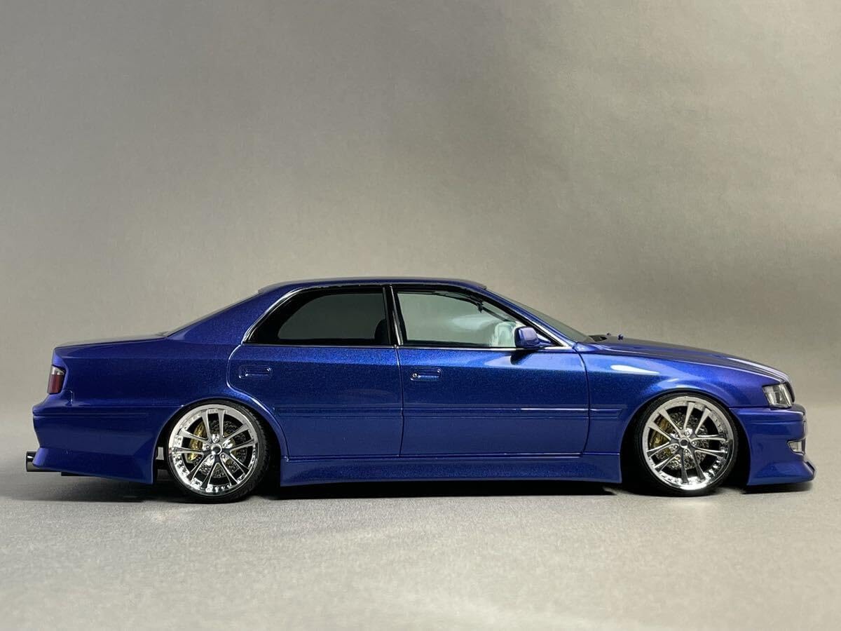 1/24 アオシマ JZX100チェイサーVERTEXエアロ 完成品 JZX100