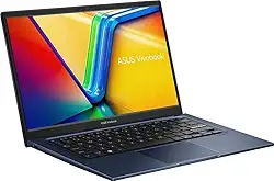 ASUS Vivobook Laptop FHD de 14 polegadas | Intel Core i3-1215U | Intel Iris Xe Graphics | HDMI | Azul | 8 GB de RAM | SSD de 128 GB | Windows 11 S | Pacote com hub USB 3.0
