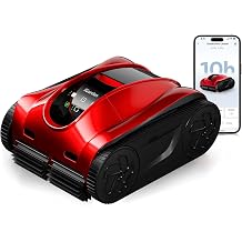 iGarden K Pro Series Robotic Pool Robot, 10H Runtime, up to 10,333 sq.ft. | 6604 GPH Suction Power, Turbo Mode, Intelligent 3D "S" Path Planning, APP/Touchscreen Control, Smart Parking, Inground Pools