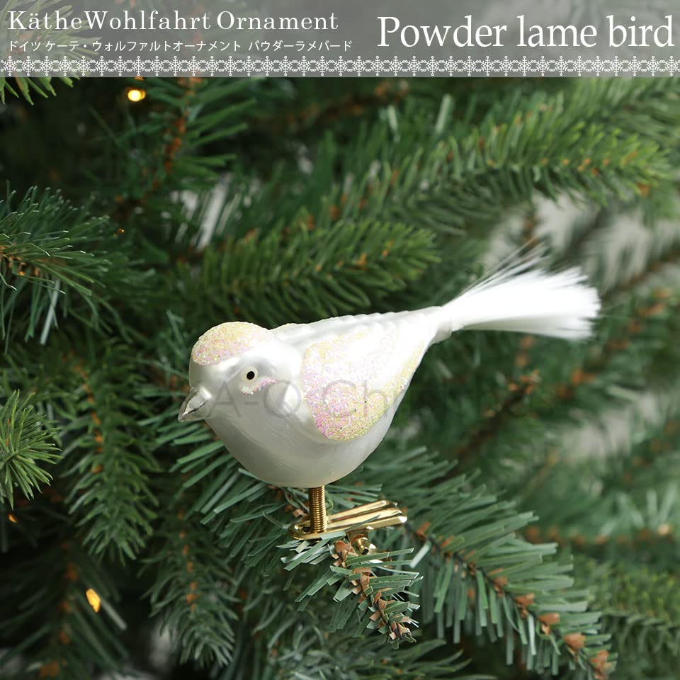 kathe wohlfahrt ケーテウォルファルト　オーナメント　鳥　バード Amazon.co.jp: 【220012】 クリスマスツリー オーナメント ドイツ