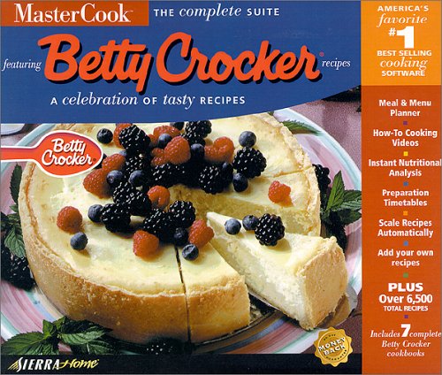 MasterCook: The Complete Suite Featuring Betty Crocker's Recipes