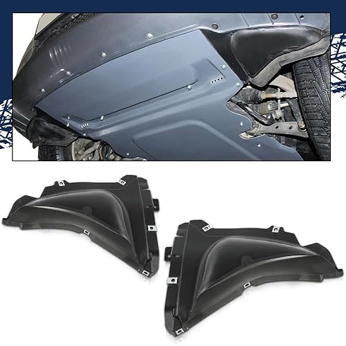 Miniatura 8 de PIT66 Protector contra salpicaduras del motor delantero izquierdo y derecho para BMW 535i 535i xDrive 550i 550i xDrive Base 2011-2016, compatible