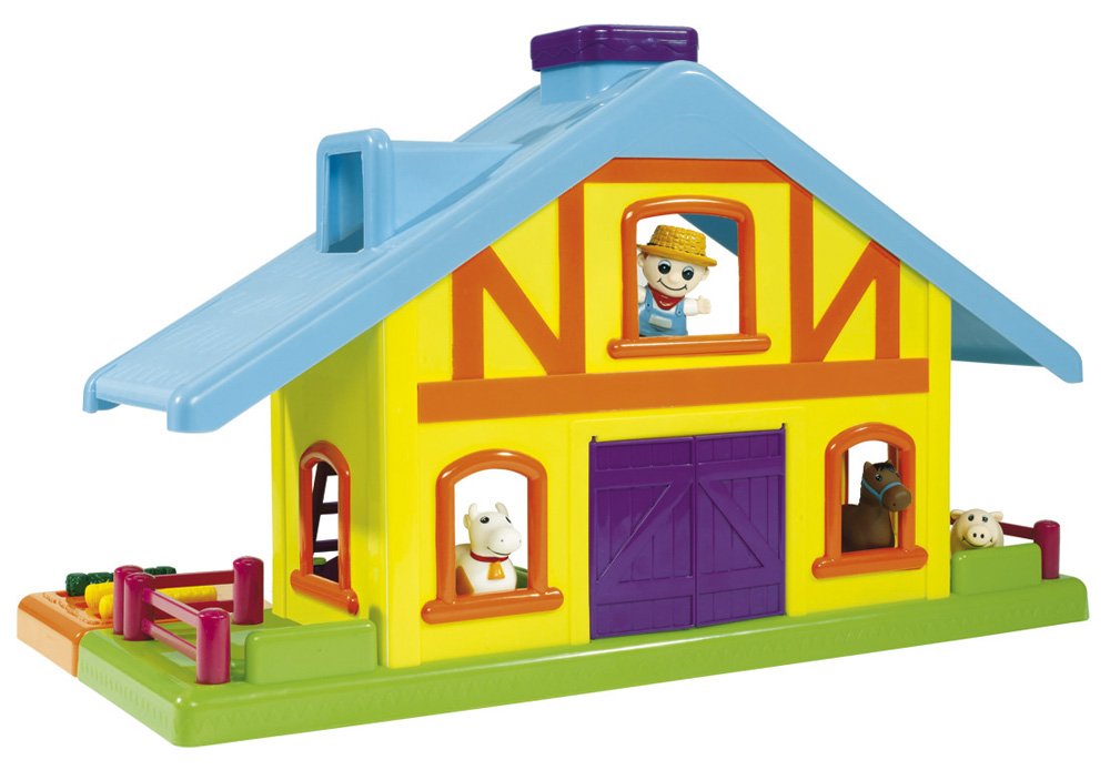 Simba 104019608 - ABC Bauernhof Spielset, inclusiv Zubehör, 45 cm