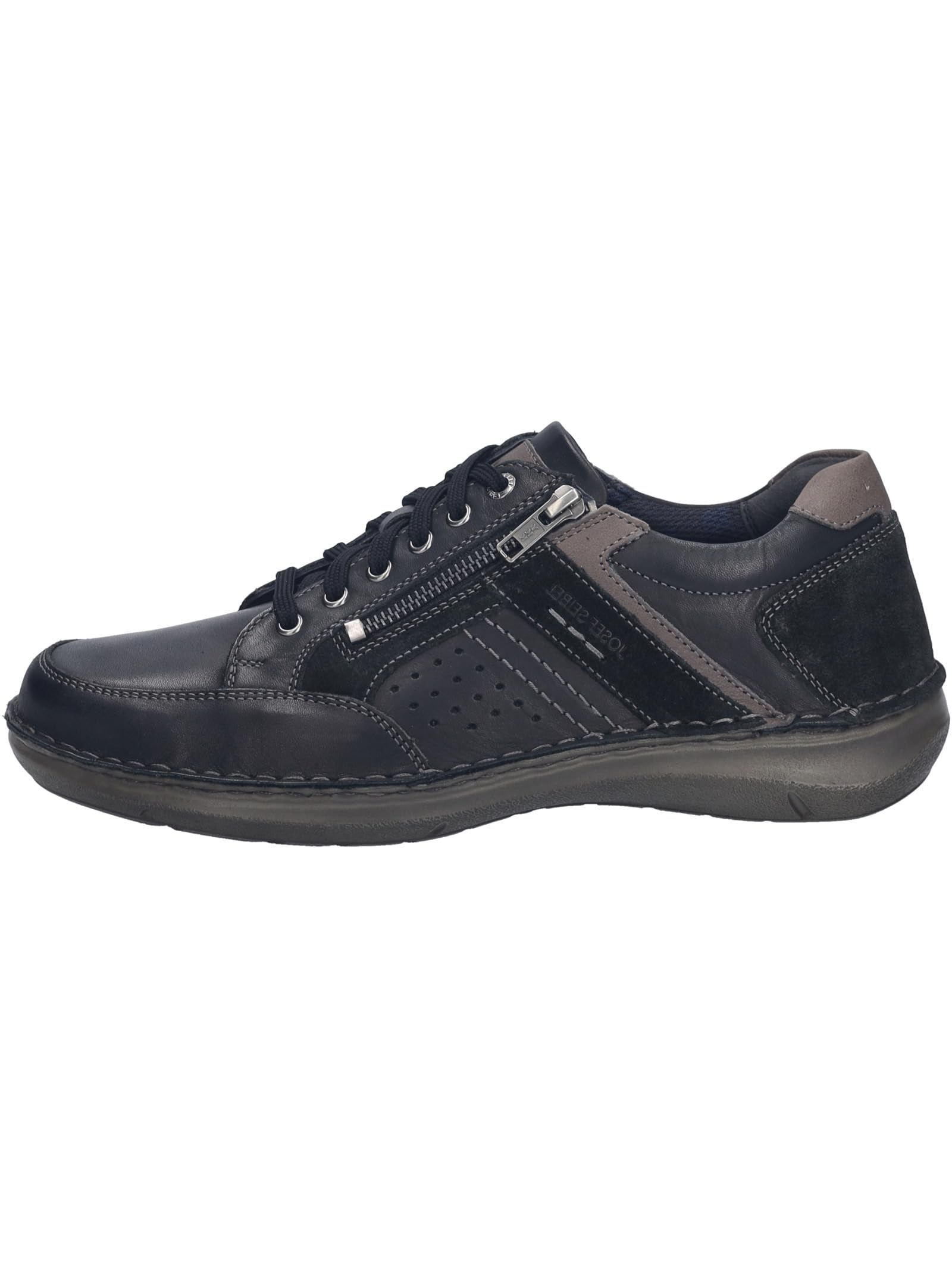 Josef Seibel New Anvers 02 Halbschuh Herren Leder Nappa Klettverschluss