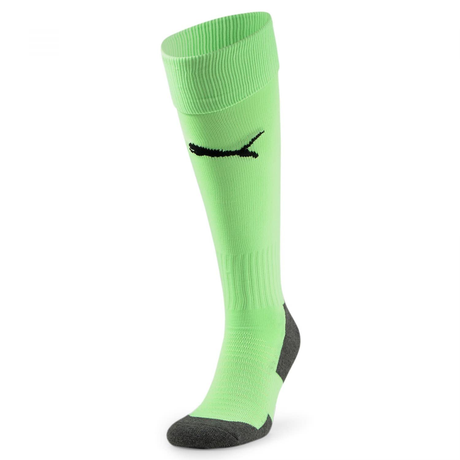 PUMA Men's Team Liga Core Football Socks, Fizzy Lime-PUMA Black, 5 UK